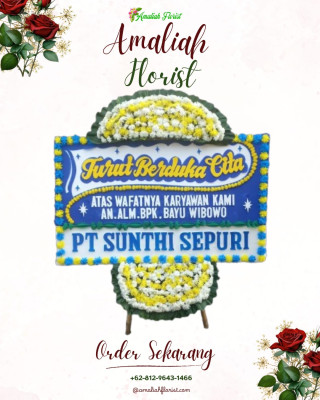 Papan Bunga Duka di Kekenturan Dua